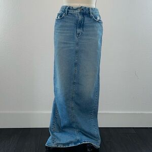 Good American Denim Maxi Skirt
